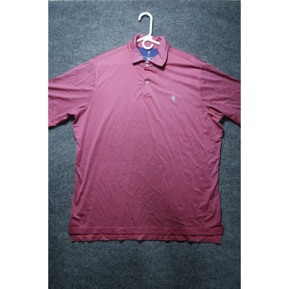 Fairway & Greene Princess Anne Country Club Polo Mens XL Golf USA 1916 Red Navy